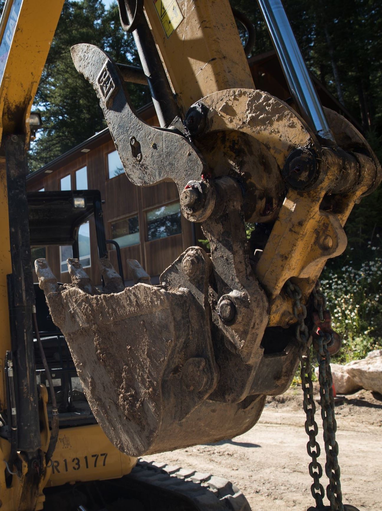 Construction on Snow King Estates Digger