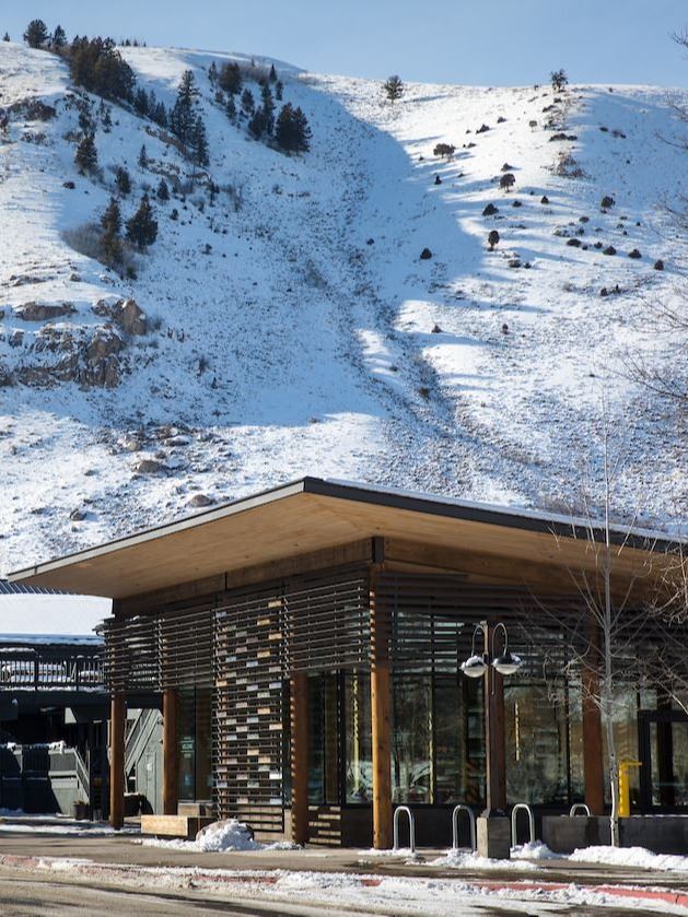 Home Ranch Lot Welcome Center Winter