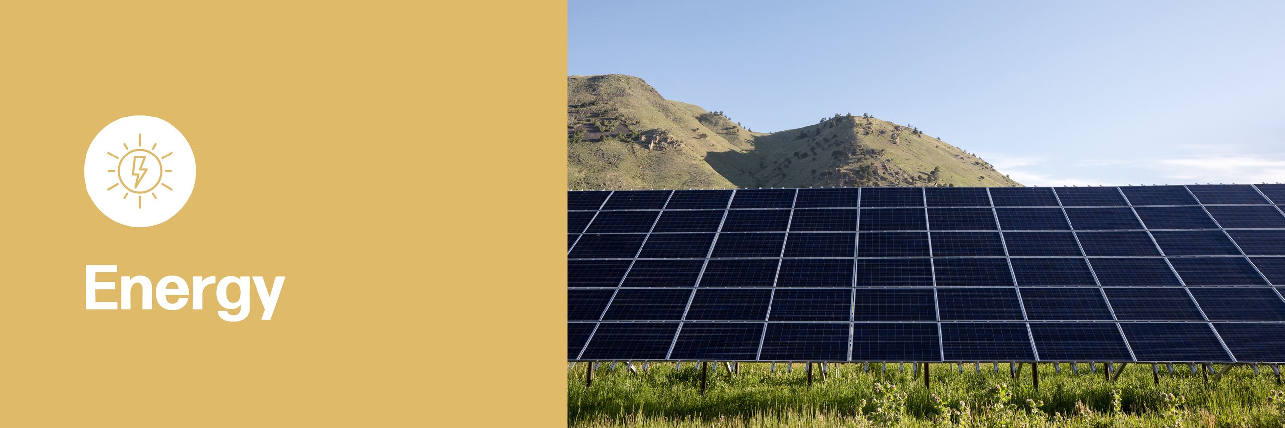 Sustainability Energy Header